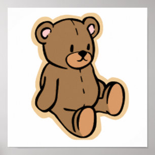Poster Juste un ours en peluche