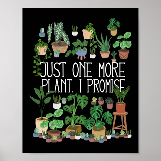 Poster Juste Un Plante De Plus Je Promets (Devant)