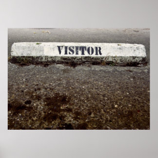 Poster Juste un visiteur