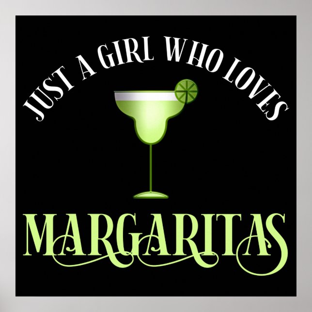 Poster Juste une fille qui aime Margaritas (Devant)
