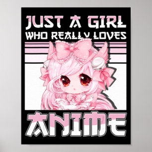 Poster Juste Une Fille Qui Aime Vraiment Les Filles Anime