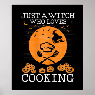 Poster Juste une sorcière qui aime la cuisine   Chef Cool