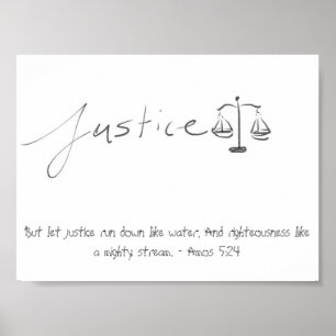 Poster Justice (affiche)