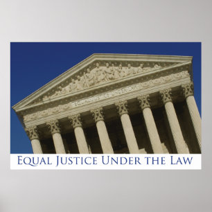 Poster Justice égale en vertu de la loi