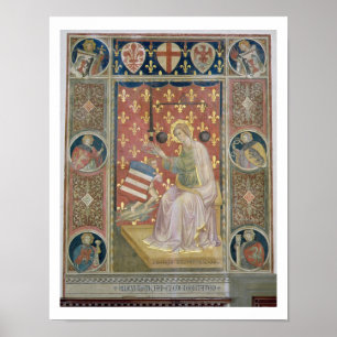 Poster Justice Militante, du Salone del Consiglio (C