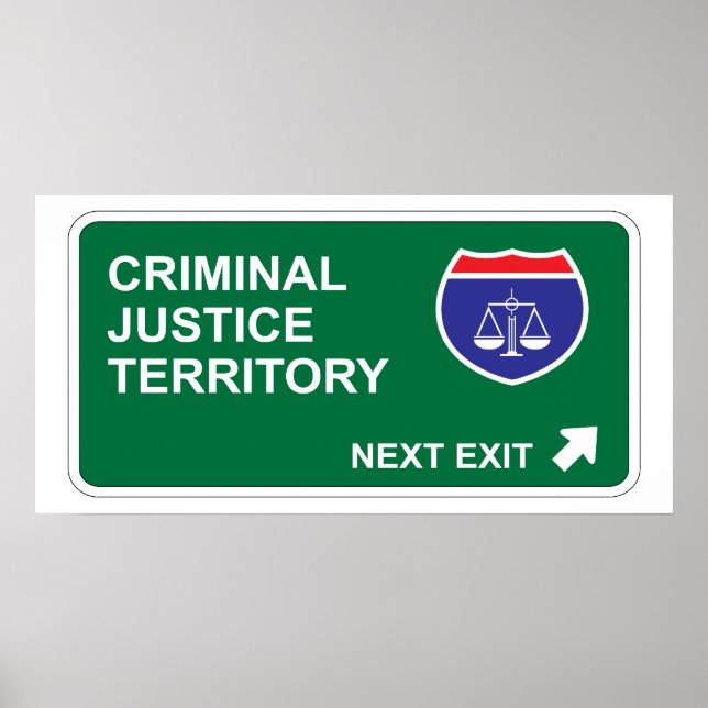 Poster Justice pénale Prochaine sortie (Devant)