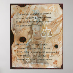 Poster justification
