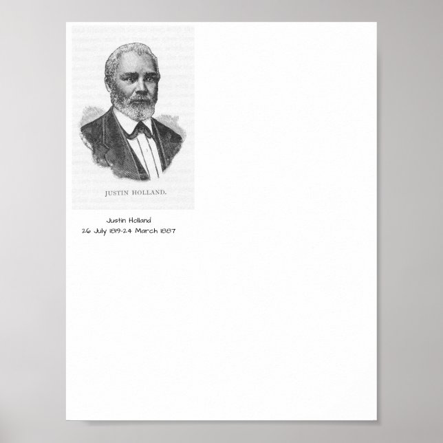 Poster Justin Holland (Devant)