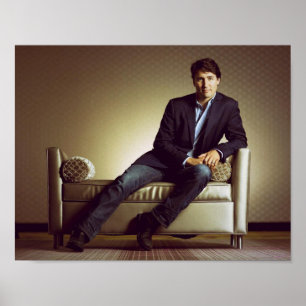 Poster Justin Trudeau en jeans 2014
