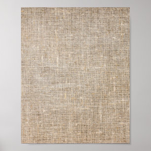 Poster Jute Textile
