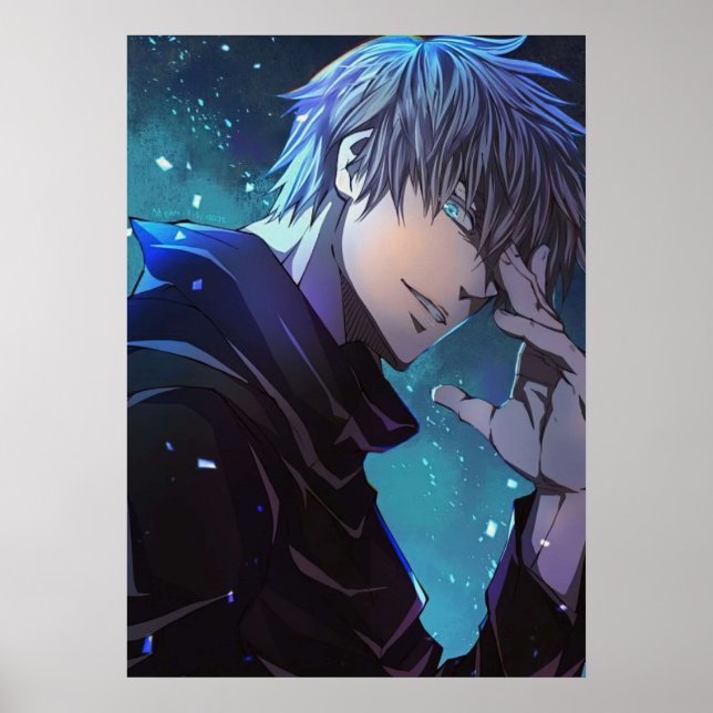 Poster jutsu kaisen anime (Devant)