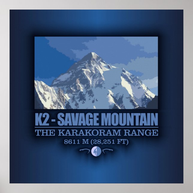 Poster K2 - La montagne Savage (Devant)