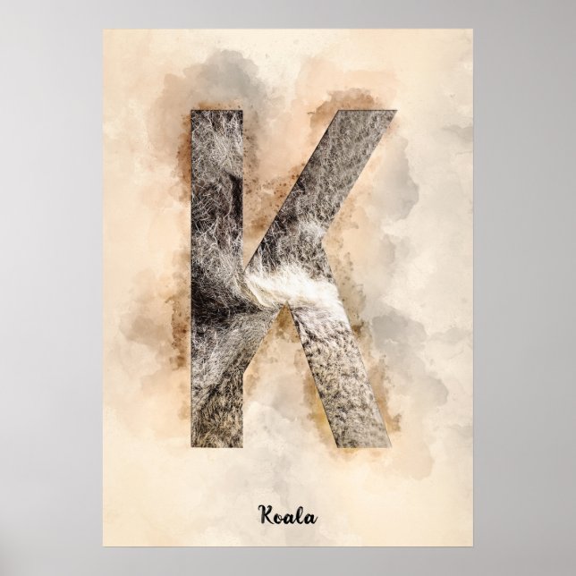 Poster K est pour Koala (Devant)