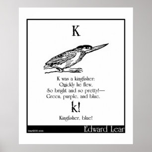 Poster K était un martin-pêcheur