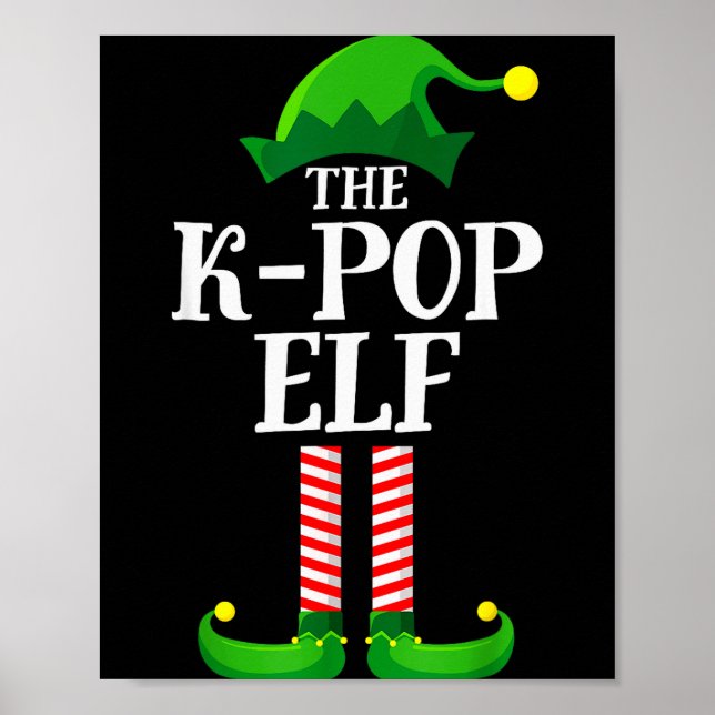 Poster K-p Elf Matching Family Group Christmas Party Pyja (Devant)
