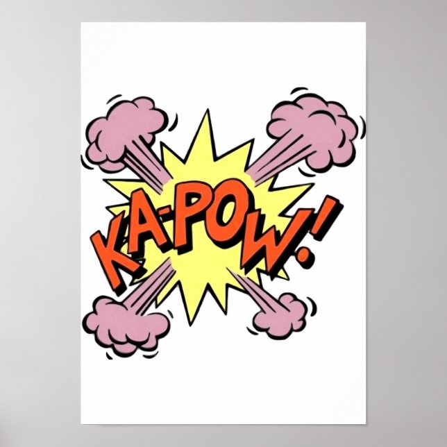 POSTER KA-POW ! (Devant)