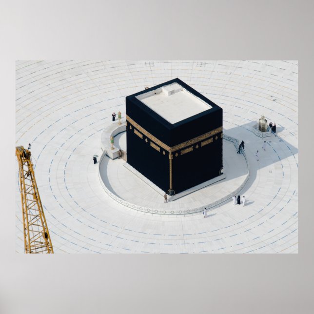 Poster kaaba beauté de La Mecque Arabie Saoudite (Devant)