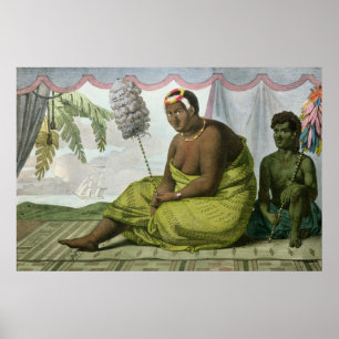 Poster Ka'ahumanu, reine des îles Sandwich