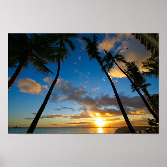 Poster Ka'annapoli Beach Sunset (Devant)