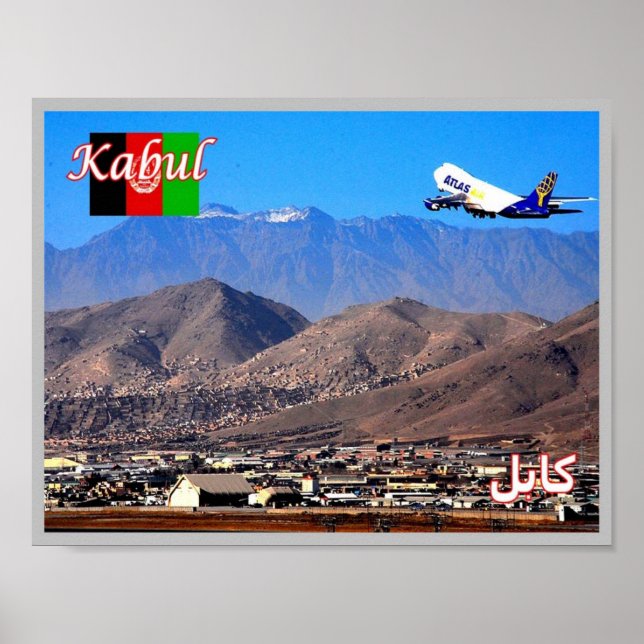 Poster Kaboul - Aéroport (Devant)