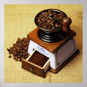 Poster Kaffeemühle