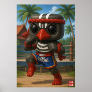 Poster Kagu Muay Thai Fighter