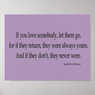 Poster Kahlil Gibran