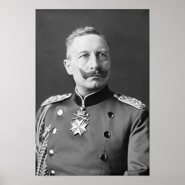 Poster Kaiser Wilhelm II Portrait - 1902 (Devant)