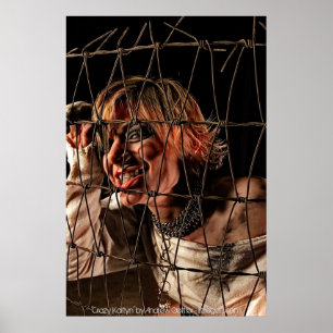 Poster "Kaitlyn fou" par Andrew Gettler