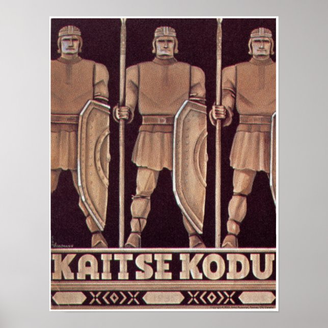 Poster Kaitse Kodu (Devant)