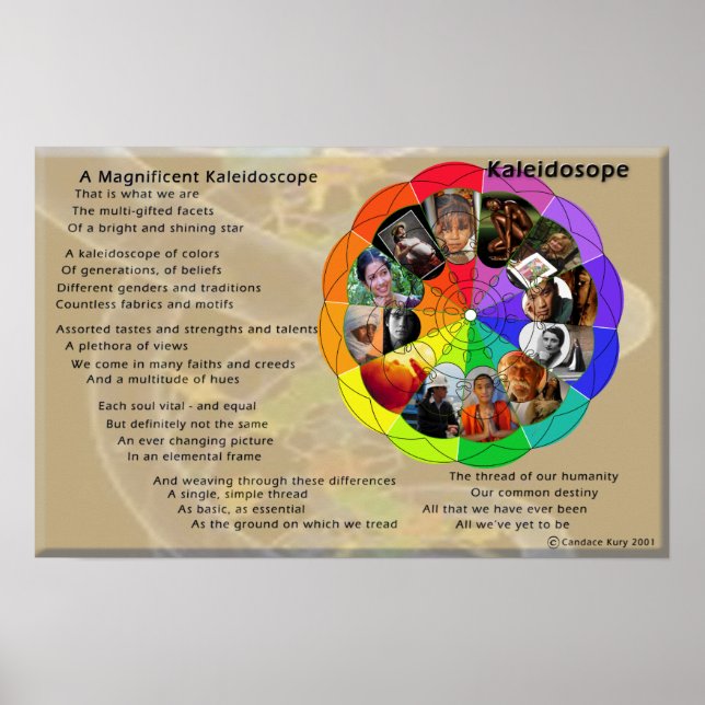 Poster Kaleidoscope (Devant)