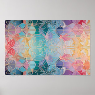 Poster Kaleidoscope des couleurs
