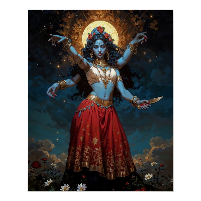 Poster Kali divine (Devant)