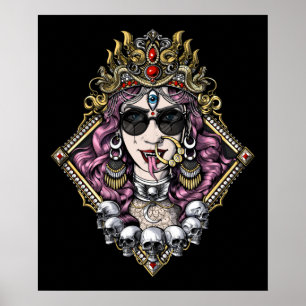 Poster Kali Gothic Hindu Goddess