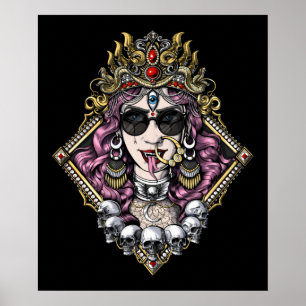Poster Kali Gothique Déesse hindoue
