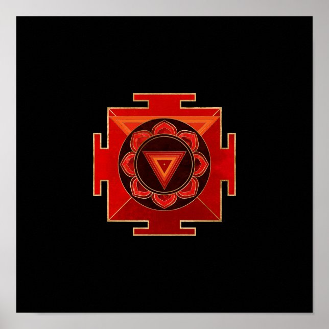Poster Kali Yantra (Devant)