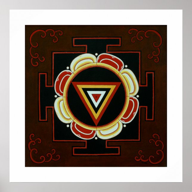 Poster Kali Yantra (Devant)