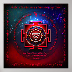 Poster Kali Yantra
