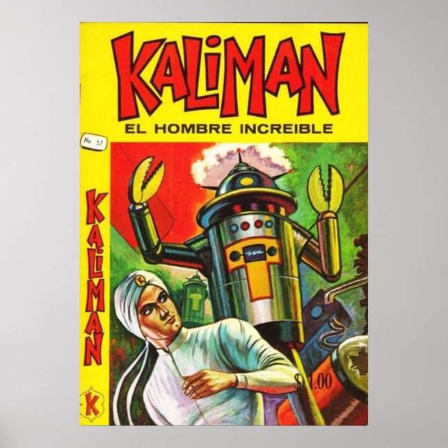 POSTER KALIMAN VS ROBOT (Devant)