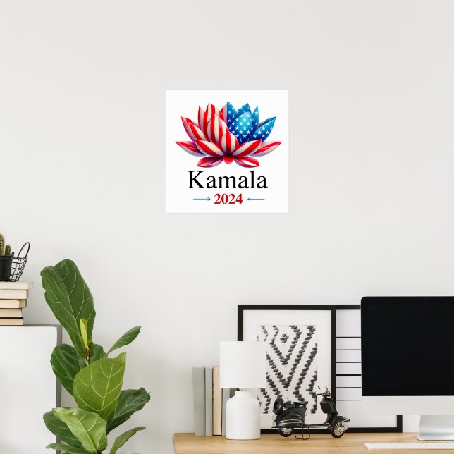Poster Kamala 2024 - (Bureau à domicile)