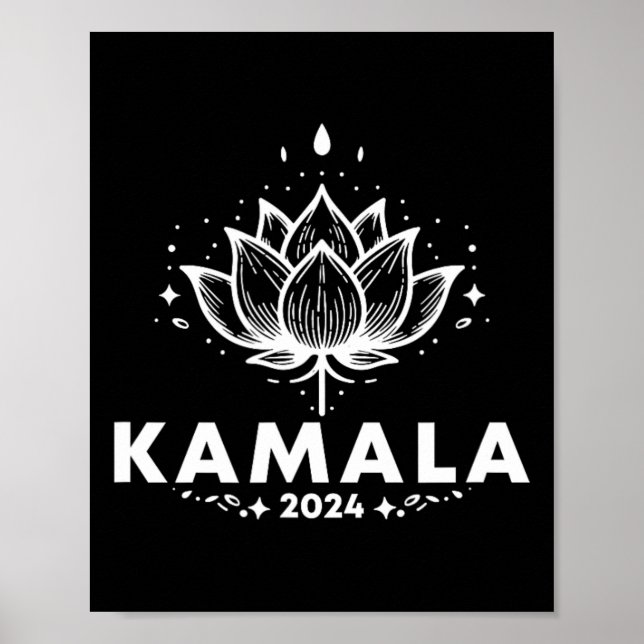 Poster Kamala 2024 White Lotus (Devant)