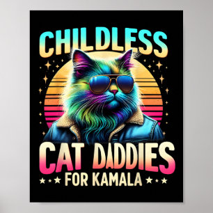 Poster Kamala Des Daddies De Chats Sans Enfants Pour Kama