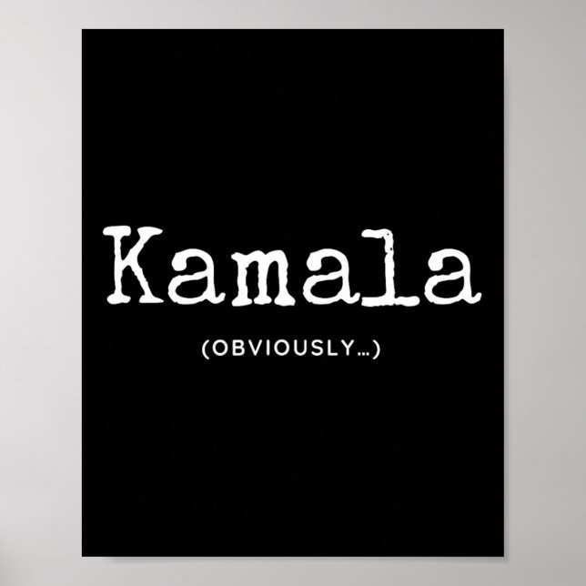 Poster Kamala (évidemment) (Devant)