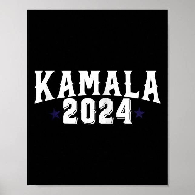 Poster Kamala Harris 2024 Madame la Présidente Election C (Devant)