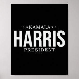 Poster Kamala Harris 2024 Madame la Présidente Kamala 47 