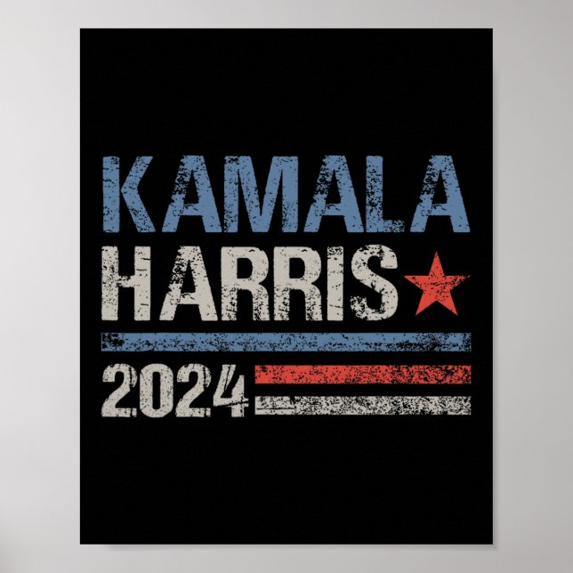 Poster Kamala Harris 2024 Pour La Campagne Électorale (Devant)