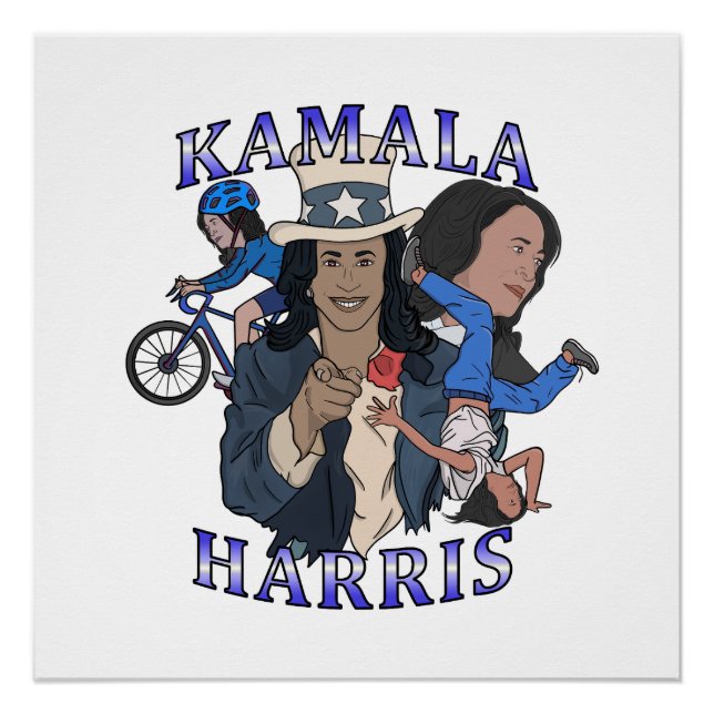 Poster Kamala Harris Bootleg Rap (Devant)
