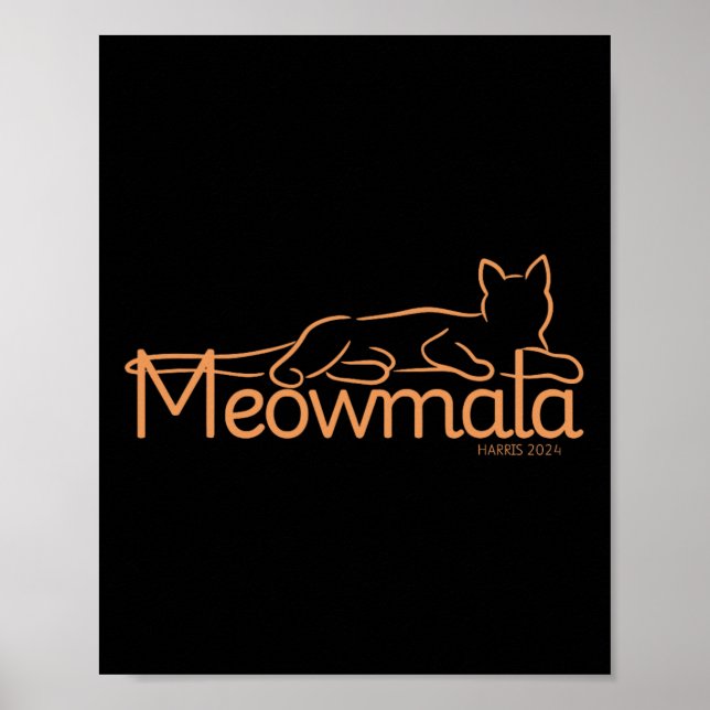 Poster Kamala Harris Cat Ladies 2024 Election (Devant)