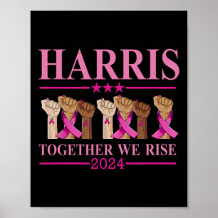 Poster Kamala Harris Ensemble Nous Soulageons Le Cancer D