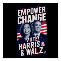 Kamala Harris et Tim Walz